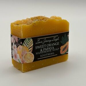Sweet Orange & Papaya “Love, Jenny Leigh” Soothing Luxury Artisan Soap
